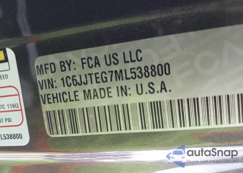 2021 Jeep Gladiator Mojave from USA, damaged, VIN 1C6JJTEG7ML538800